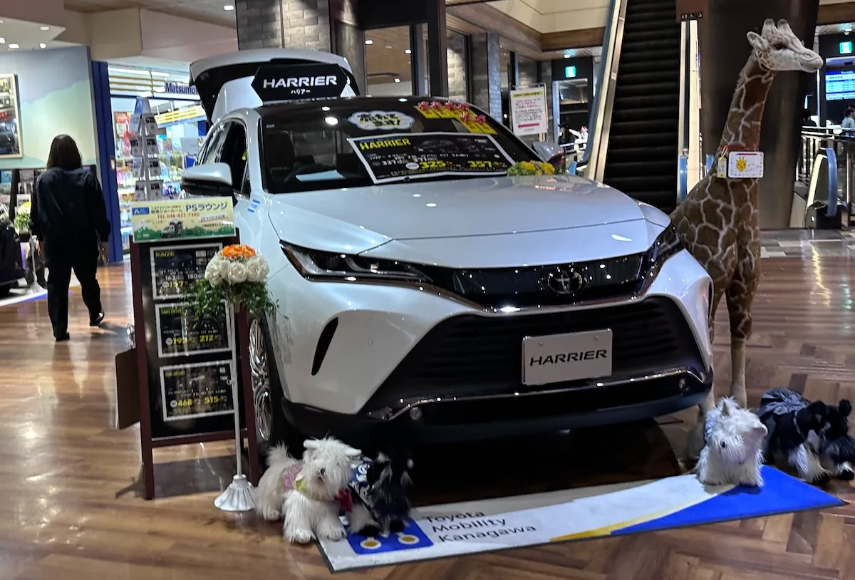 ハリヤー展示モデル