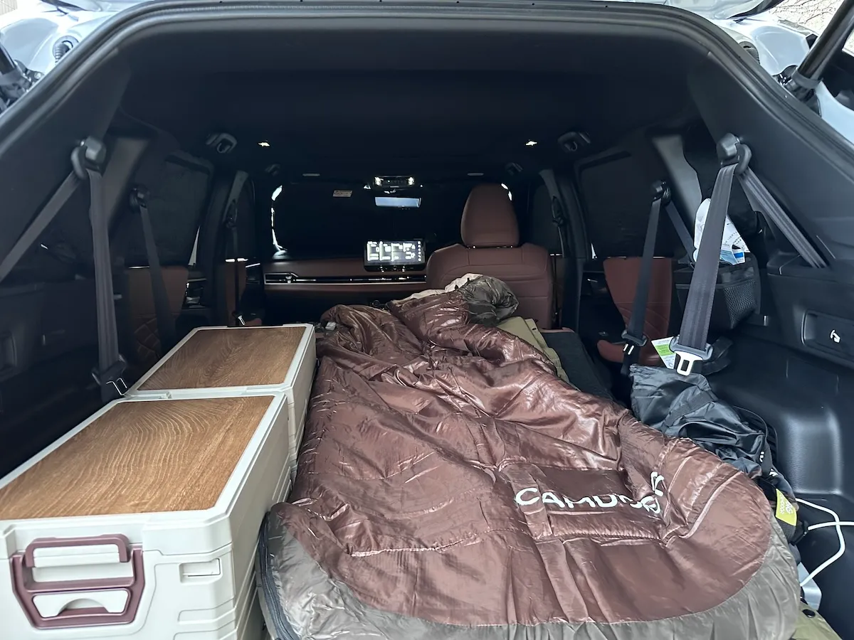 アウトランダーPHEV車中泊装備3点セット