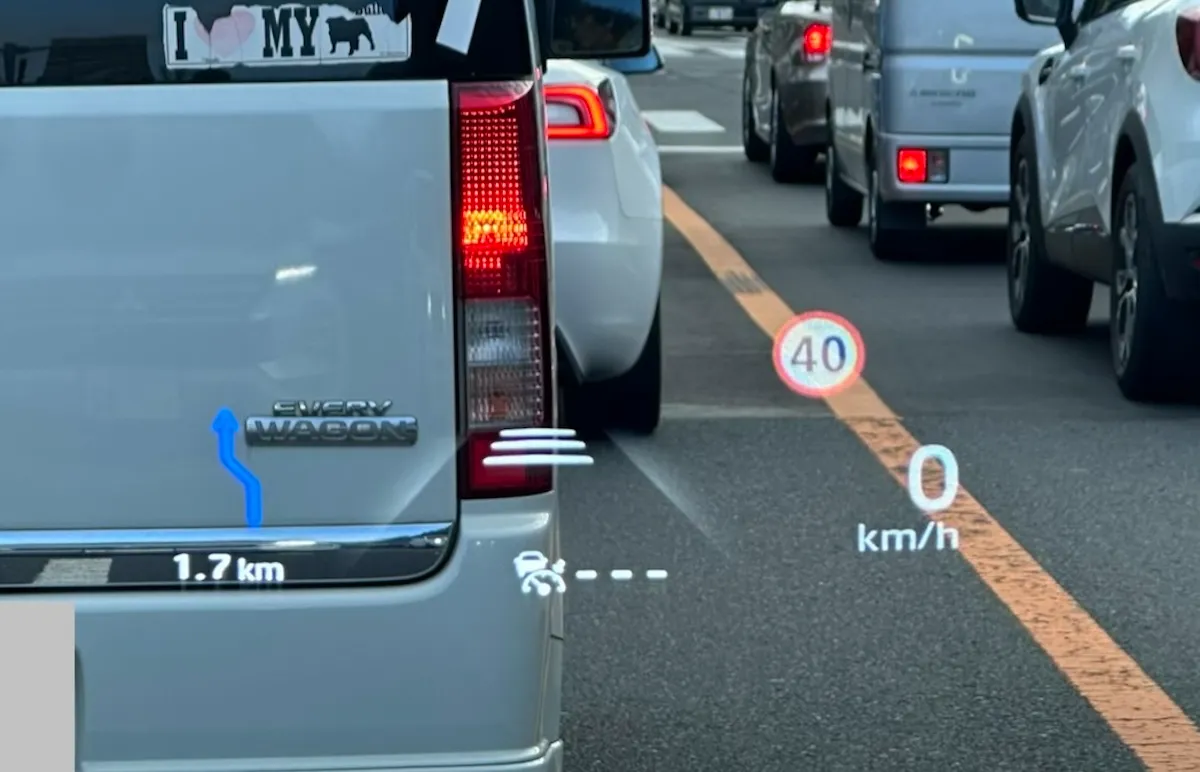 アウトランダーPHEV HUD