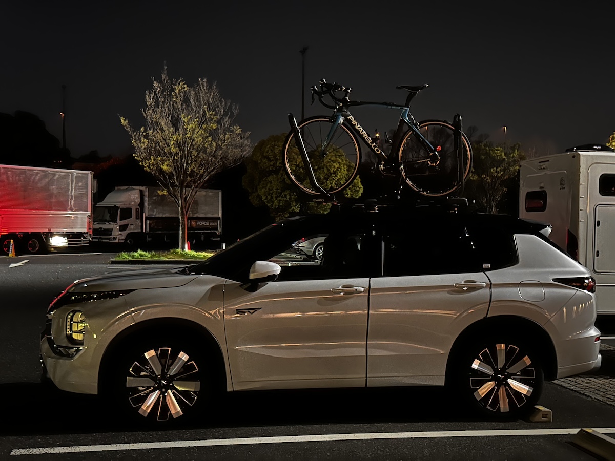 車＋ロードバイクで遠征