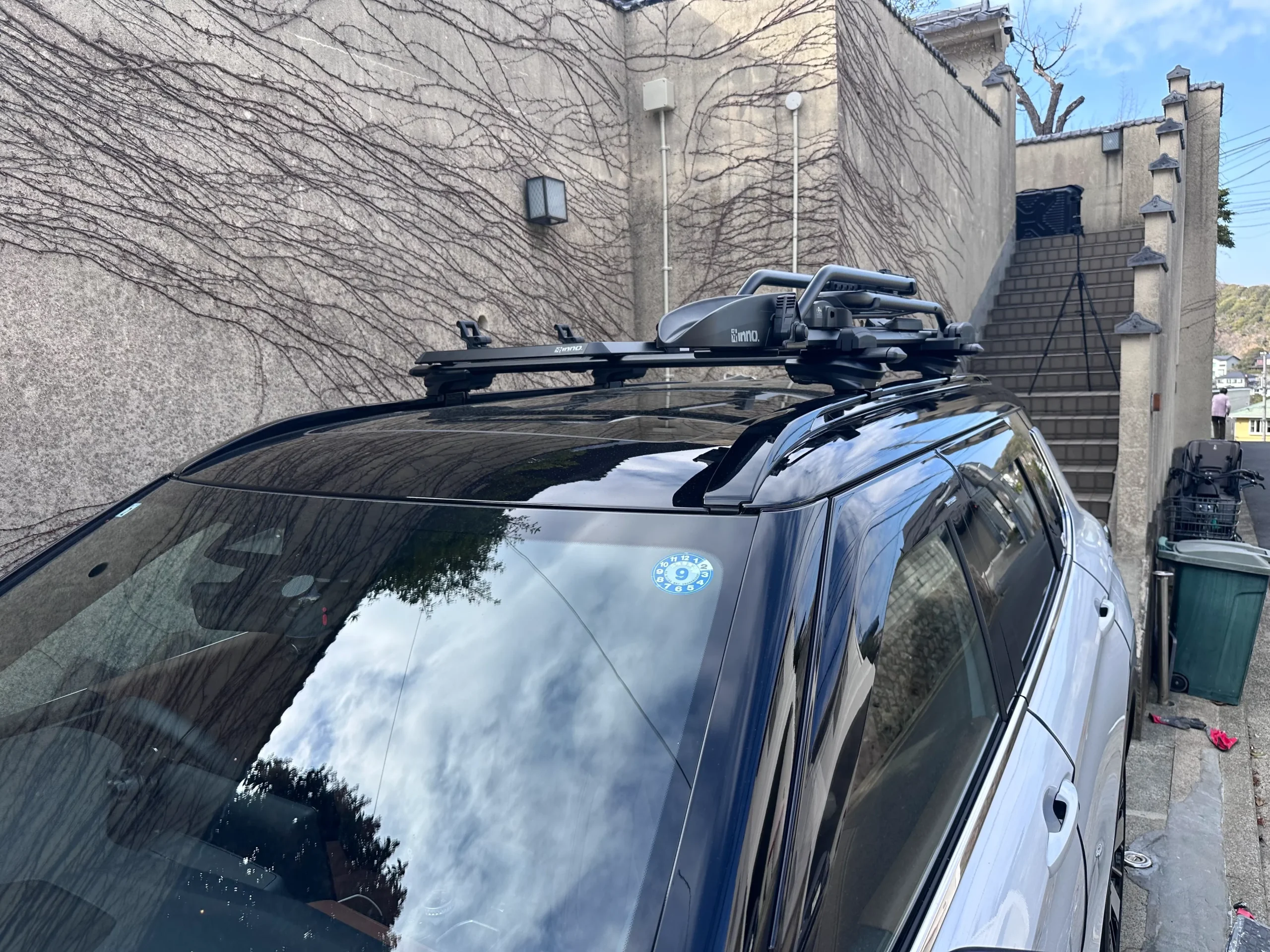 クイックベースとサイクルキャリアのみの状態